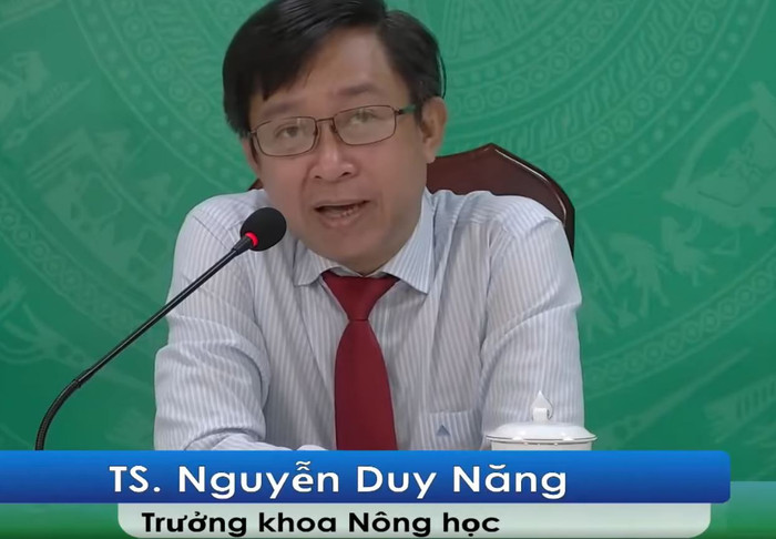 Tiến sĩ Nguyễn Duy Năng - Trưởng khoa Nông học, ĐH Nông Lâm TP.HCM