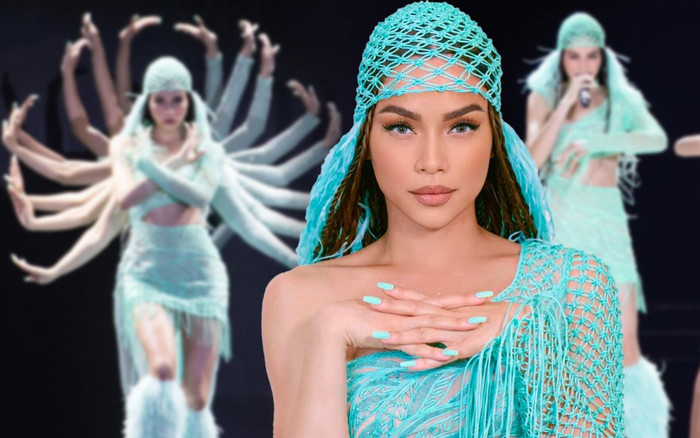 Hồ Ngọc Hà tự nhận nhảy chưa đẹp trong tiết mục trình diễn tại Miss Universe Việt Nam 2022 Ảnh 2