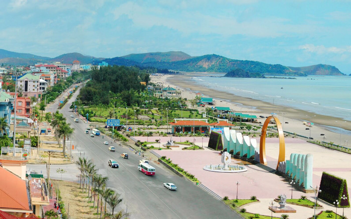 Khu vực biển Cửa Lò - địa điểm du lịch nổi tiếng của tỉnh Nghệ An
