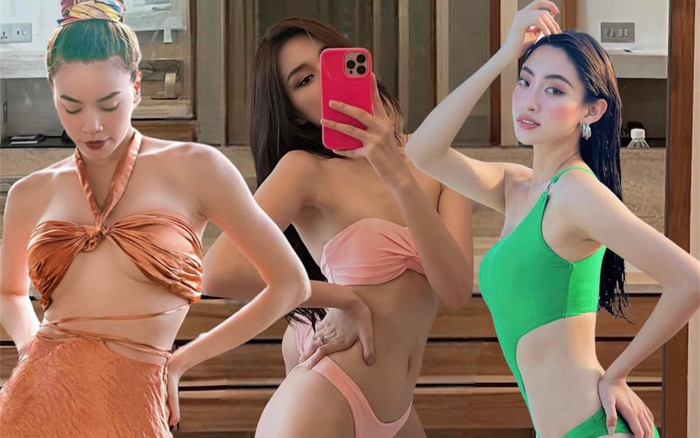 Dàn mỹ nhân Việt diện bikini chào hè: Lương Thuỳ Linh, Đỗ Hà lại ghi điểm Ảnh 2