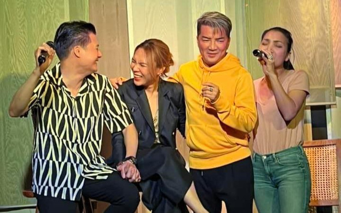 Fan 'Làn sóng xanh' bồi hồi khi Mỹ Tâm, Đàm Vĩnh Hưng, Quang Dũng, Hồng Ngọc tái ngộ hát hò Ảnh 2