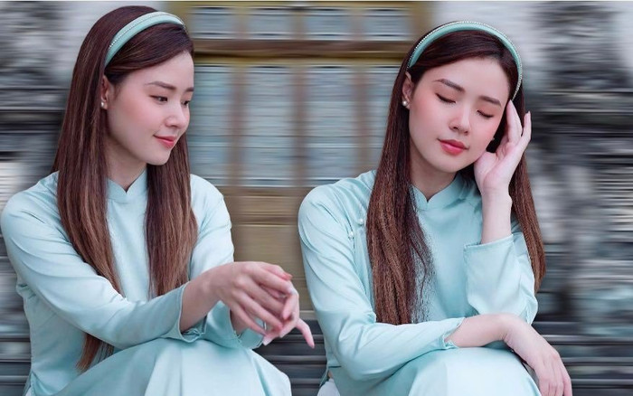 Sau khi bị chỉ trích 'nhà giáo mặc hở', Midu xả kho loạt ảnh 'kín cổng cao tường' diện áo dài thướt tha Ảnh 2