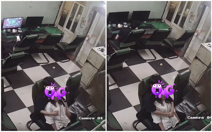 Xôn xao clip đôi bạn trẻ tình tứ ngay trong quán Internet, chủ quán cũng phải nhận 'gạch đá' Ảnh 2