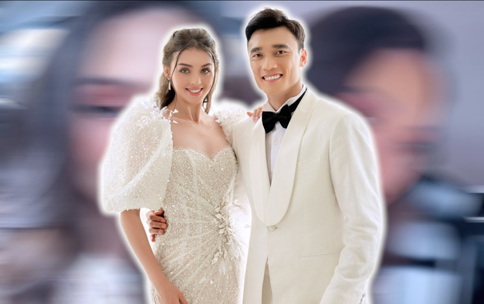 Bà xã 'Dũng Gôn' gây chú ý với gương mặt lạ lẫm hậu đám cưới Ảnh 2