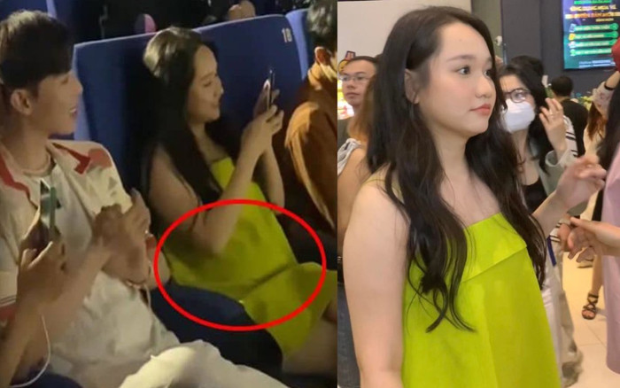 Diễn viên Trúc Anh 'Mắt Biếc' lộ vòng 2 lùm lùm ở sự kiện, nghi vấn đang mang thai? Ảnh 2