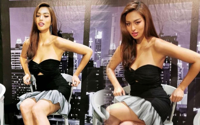 Sắc vóc dạo gần đây của hoa hậu gây bàn tán nhất Thái Lan: Dáng thon thả, lộ cả xương quai xanh Ảnh 2