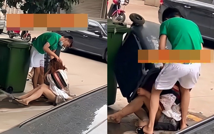 Người đàn ông đánh cô gái, nhét vào thùng rác vì 'bị lừa tiền', đối phương chỉ phản kháng trước điều này Ảnh 2