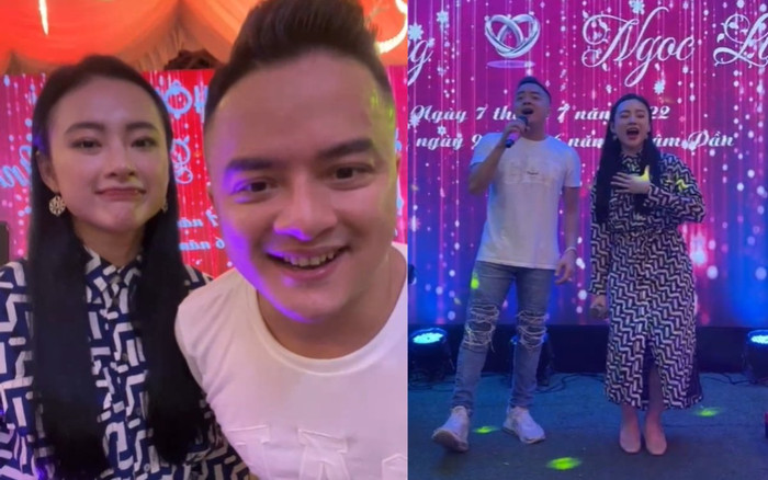 Cao Thái Sơn và Angela Phương Trinh rủ nhau đi hát đám cưới, tình bể bình khiến ai cũng giục cưới Ảnh 2