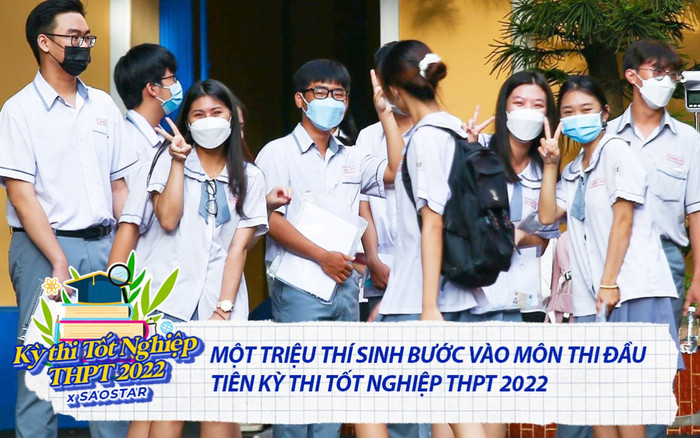 Một triệu thí sinh bước vào môn thi đầu tiên kỳ thi tốt nghiệp THPT 2022 Ảnh 2