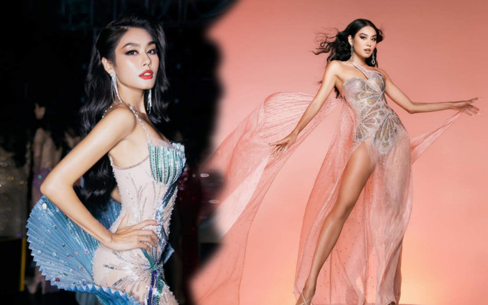 Á hậu Thảo Nhi Lê tự thiết kế trang phục đi thi hoa hậu Ảnh 2