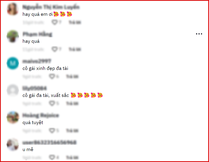 Dân mạng không ngừng khen ngợi tiết mục này của Nam Em 