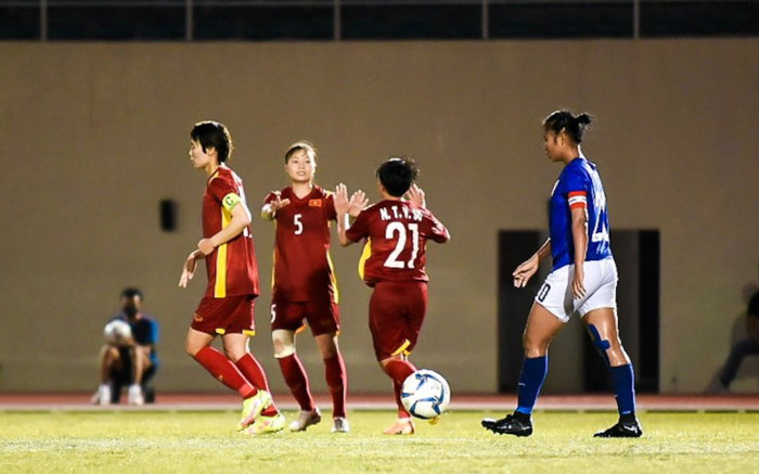 Hot girl Thanh Nhã và Hải Yến ghi bàn, Việt Nam thắng đậm Campuchia Ảnh 2