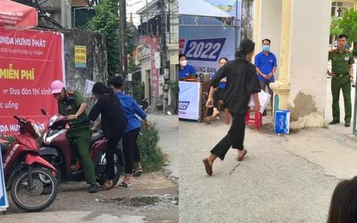 Nữ sinh được cán bộ CA đến tận nhà đưa tới điểm thi ở ngày cuối cùng, biết lý do ai nấy đều bất ngờ Ảnh 2