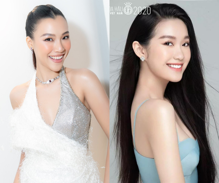 Đã chạm ngưỡng tuổi 32 nhưng nhan sắc MC Hoàng Oanh khi được so sánh với đàn em vẫn không hề lép vế về độ tươi trẻ. 