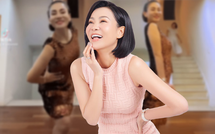 Đu trend 'lượn sóng' khoe nhan sắc và vóc dáng, Thu Minh 'khóc nấc' khi spotlight lại không phải mình Ảnh 2