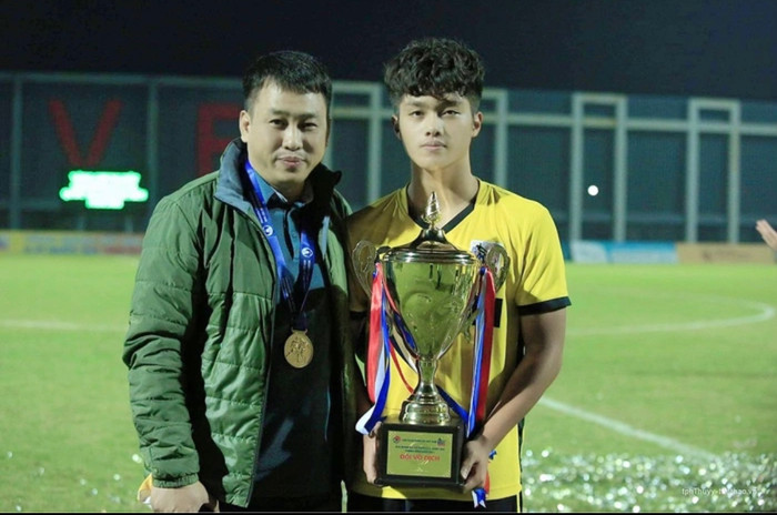 Quốc Việt đã có 6 lần giành danh hiệu Vua phá lưới các giải trẻ. Ảnh: NVCC