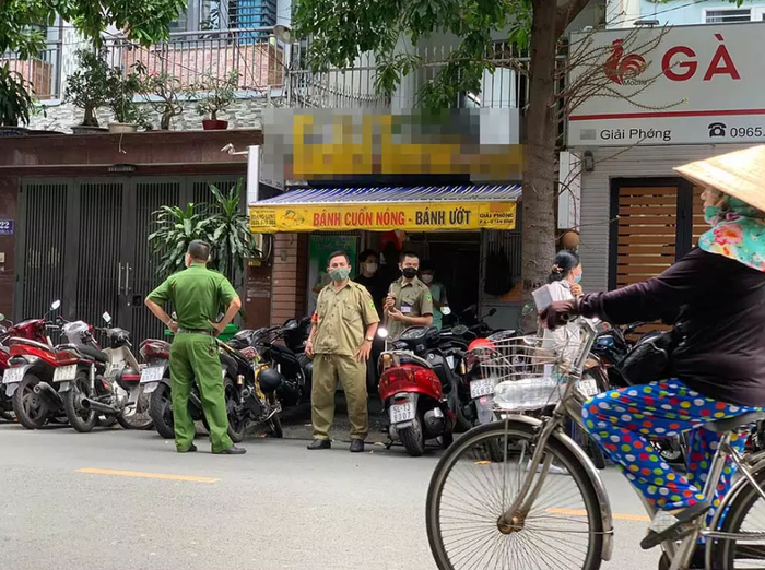 Công an phong tỏa hiện trường. (Ảnh: VietNamNet)