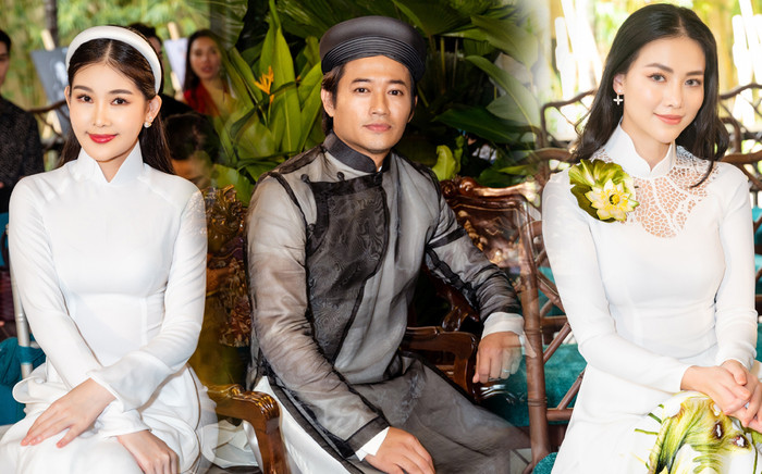 Quý Bình hóa thầy đồ đọ dáng cùng dàn hoa hậu Việt Ảnh 2