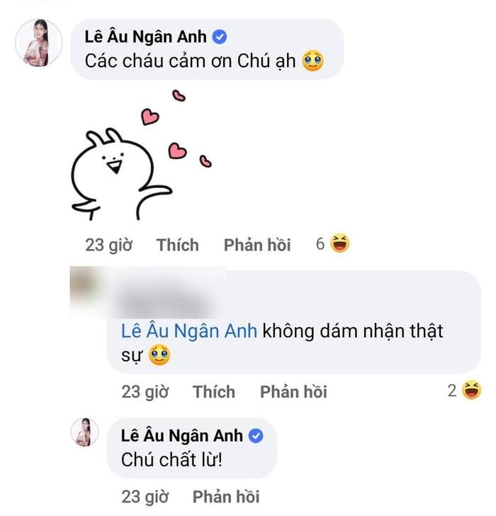 Lê Âu Ngân Anh xưng hô 'chú-cháu' với chồng sắp cưới, khen ngợi chất lừ khiến dân tình trầm trồ Ảnh 2