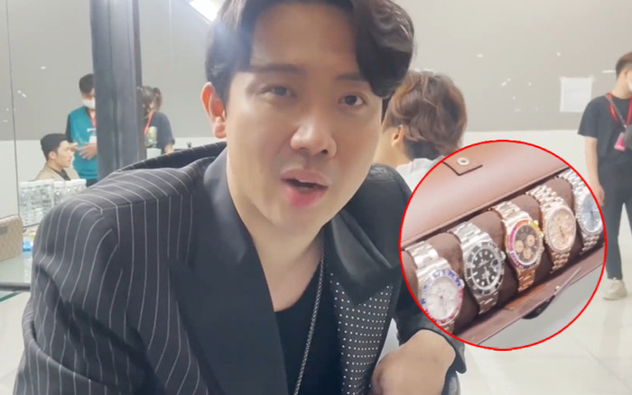Choáng với màn unbox vali của Trấn Thành khi đi diễn: Đồng hồ tiền tỷ, sốc nhất là có nước mắm Ảnh 2