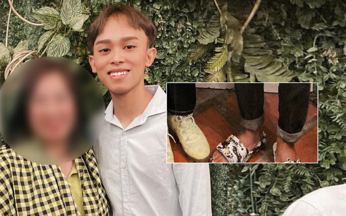 Hồ Văn Cường chụp ảnh cùng fan trong hậu trường, dân mạng xôn xao khi nhìn vào đôi dép của nam ca sĩ Ảnh 2