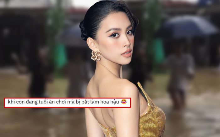 Tiểu Vy 'lội nước' nhảy nhót trend Tik Tok, dân mạng: 'Đang tuổi ăn tuổi chơi mà bắt làm Hoa hậu'! Ảnh 2