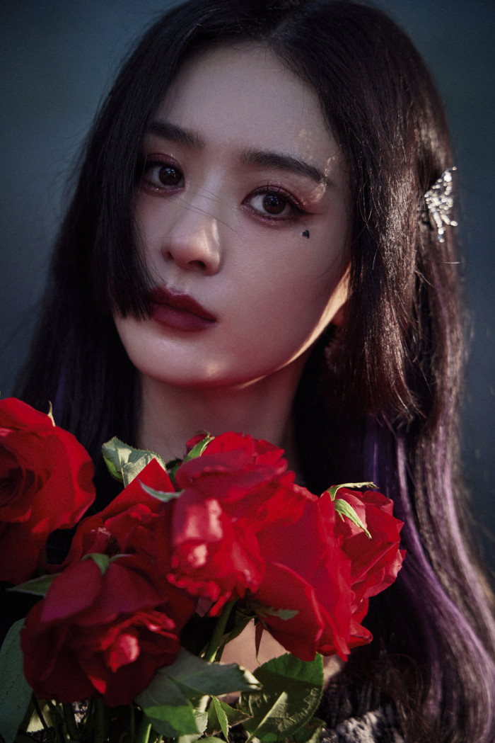 Tạo hình của Lệ Dĩnh tại buổi chia sẻ.