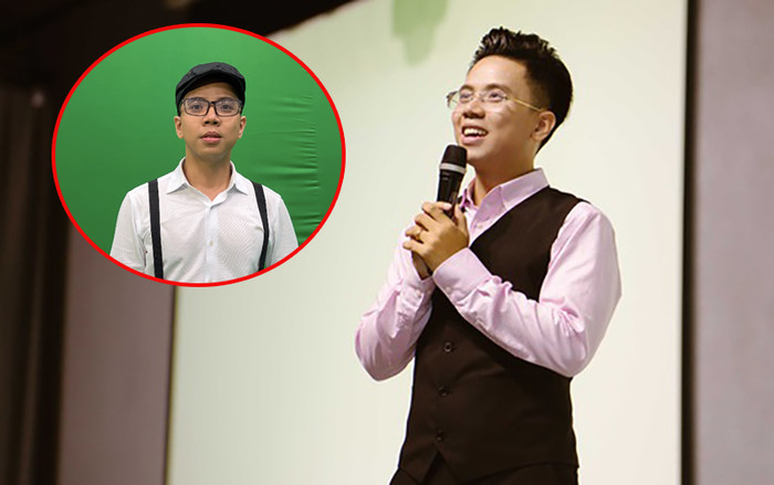 Thầy giáo 9X Nguyễn Thái Dương trổ tài nhái giọng loạt sao Vbiz Ảnh 2