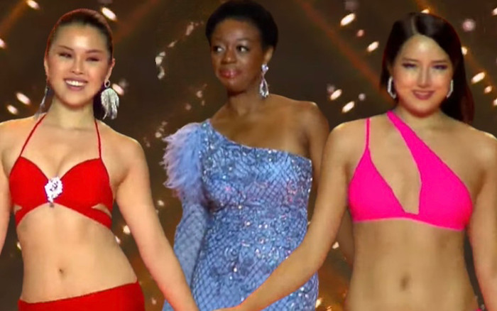 Dàn thí sinh trình diễn 'thảm họa' tại bán kết Hoa hậu Siêu quốc gia 2022 Ảnh 2