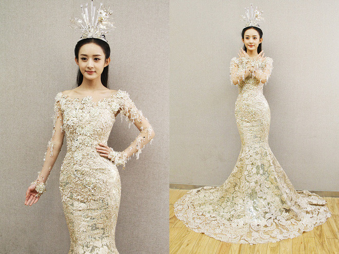 Nữ thần Kim Ưng Triệu Lệ Dĩnh năm 2014.