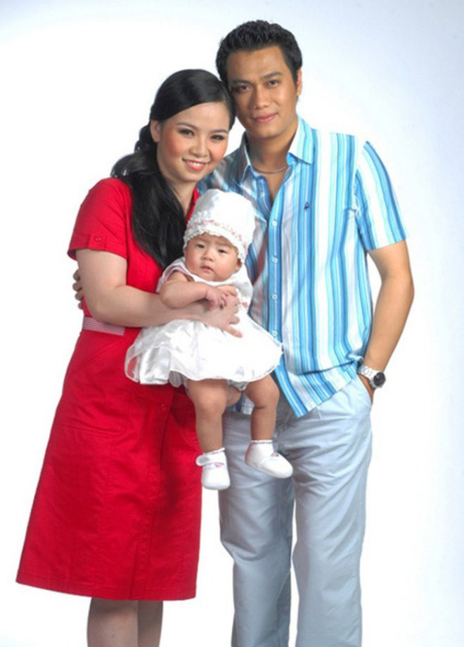 Việt Hương với vợ đầu Thùy Linh.