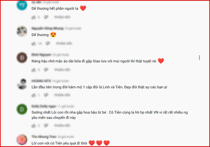 Loạt bình luận khen ngợi của cư dân mạng về màn song ca giữa Thùy Tiên cùng em bé Châu Phi&nbsp;