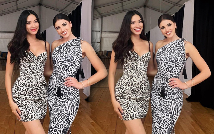 Kim Duyên lên đồ song sinh với đương kim Hoa hậu Siêu quốc gia, fan rỉ tai: 'Vương miện sắp rơi xuống' Ảnh 2