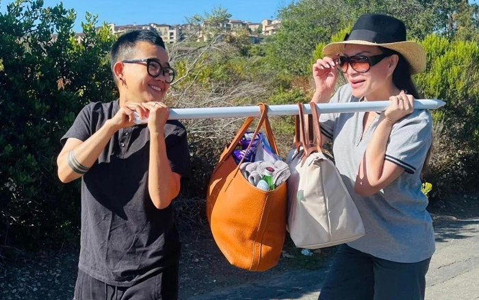 Thanh Hà tung khoảnh khắc lầy lội bên Phương Uyên khiến dân tình cười bể bụng Ảnh 2