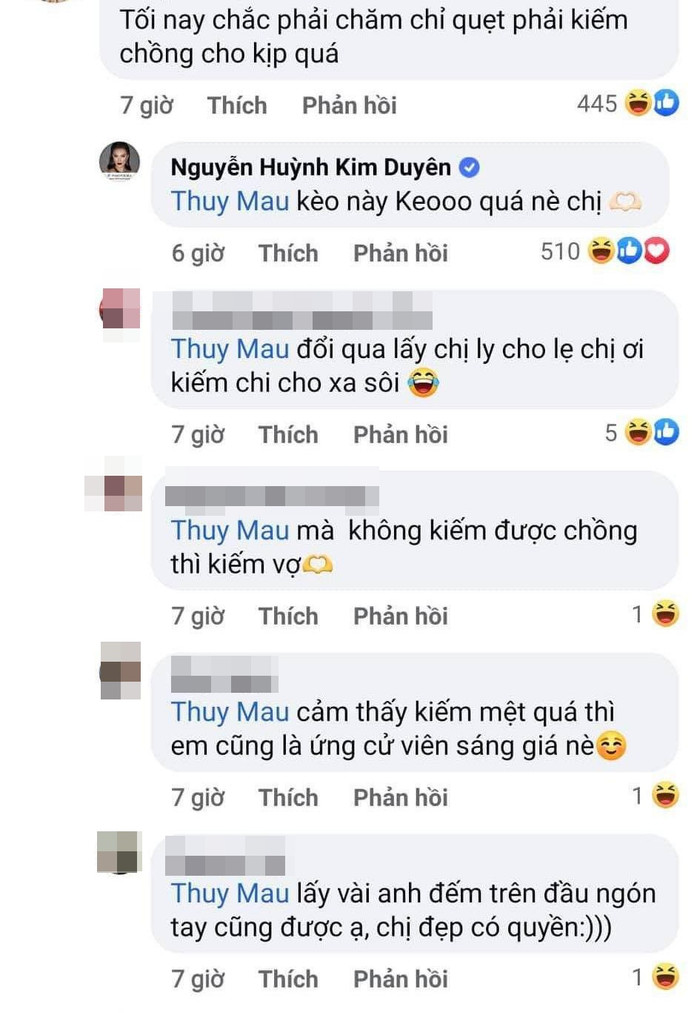 Trước đêm chung kết diễn ra, Mâu Thủy tuyên bố sẽ lấy chồng nếu Kim Duyên lọt top 3.