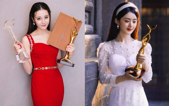 Cùng cầm cúp Kim Ưng, Triệu Lệ Dĩnh được khen hết lời, Địch Lệ Nhiệt Ba lại bị chê Ảnh 2