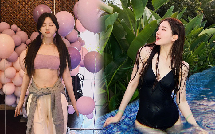 Thành Tích Tinh Hán Xán Lạn ngày càng tăng, Triệu Lộ Tư khoe dáng cực 'cháy' để ăn mừng Ảnh 2