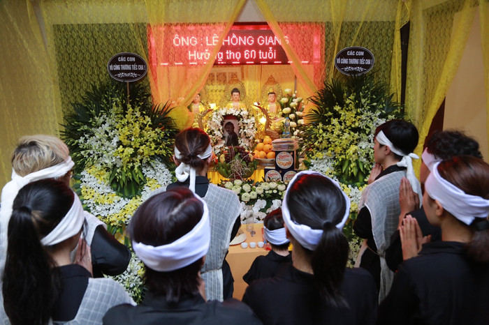 Tang lễ của cố nghệ sĩ Giang Còi.