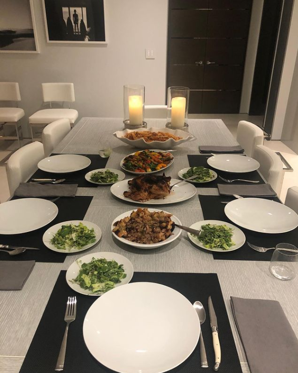 Bữa tối hạn chế hàm lượng calo của Vera Wang.