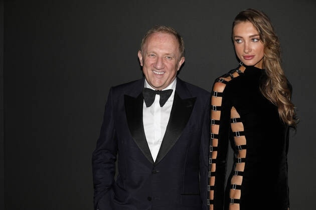 Mathide bên cạnh cha là tỷ phú của chuỗi thương hiệu thời trang đình đám thế giới.