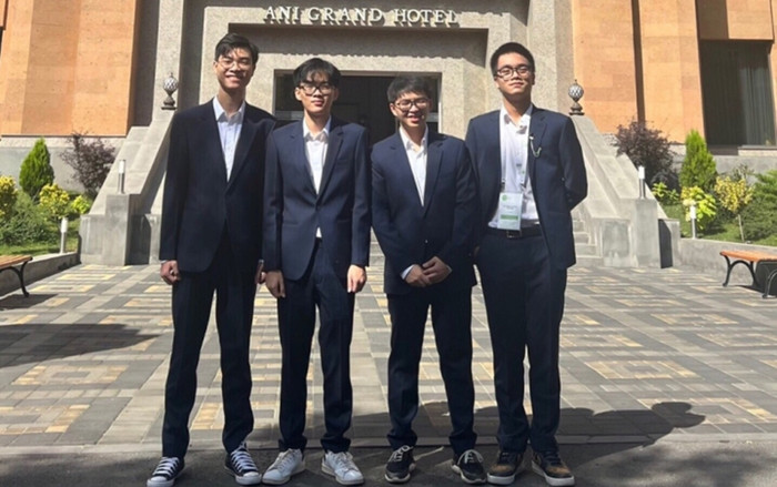 4 nam sinh Việt Nam giành huy chương tại Olympic Sinh học quốc tế năm 2022 Ảnh 2