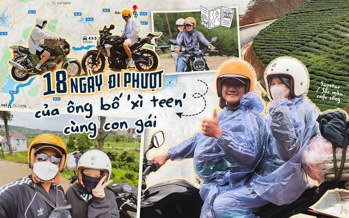 18 ngày đi phượt của ông bố 'xì-tin' cùng con gái Ảnh 2