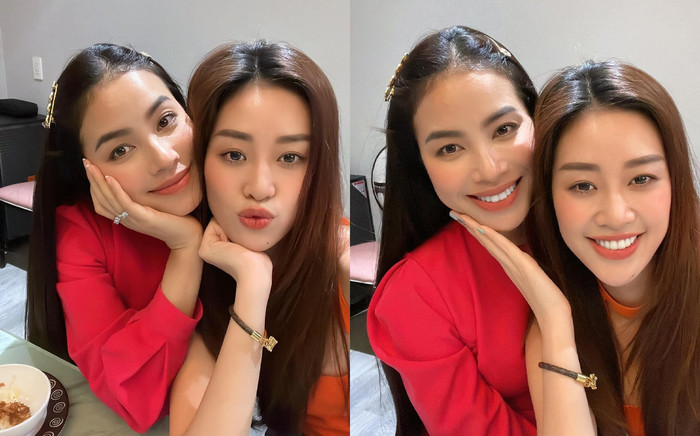 Trước khi về Mỹ, Phạm Hương gia nhập team 'trái tim yêu thương' cùng Khánh Vân Ảnh 2