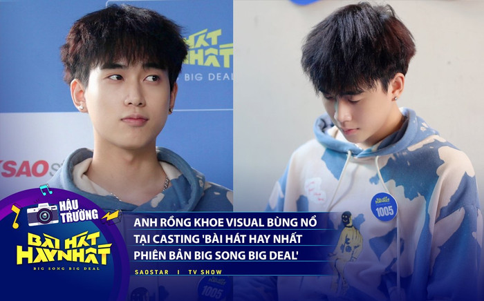 Anh Rồng khoe visual bùng nổ, 'cháy' hết mình tại casting 'Bài hát hay nhất phiên bản Big Song Big Deal' Ảnh 2