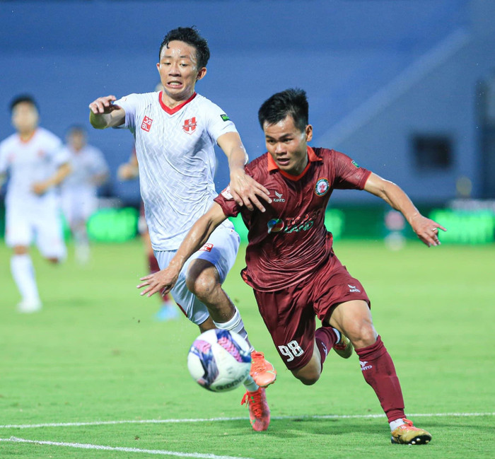 Hải Phòng đè bẹp Bình Định 3-1. Ảnh: VPF