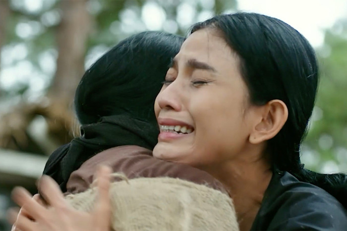 Tạo hình của Trương Thị May trong bộ phim điện ảnh.