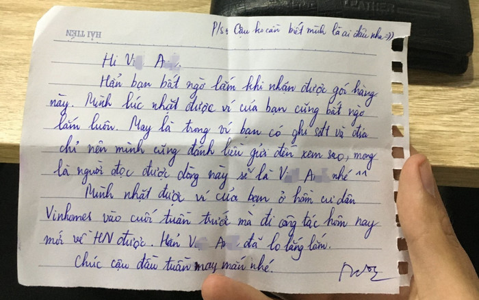 Đánh rơi chiếc ví gắn bó với mình 6 năm, chàng trai trẻ tưởng vô vọng nào ngờ niềm vui nối tiếp niềm vui Ảnh 2