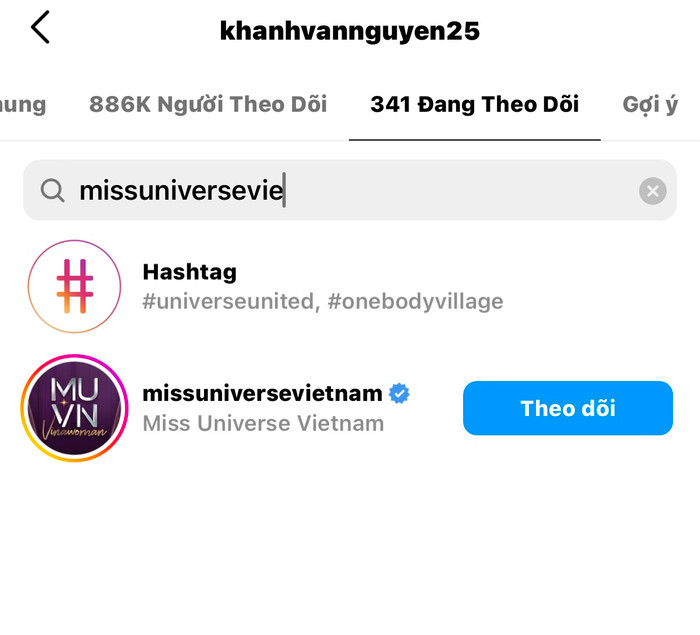 Việc gán ghép Khánh Vân bỏ theo dõi công ty chủ quản cũ là tin đồn sai sự thật.