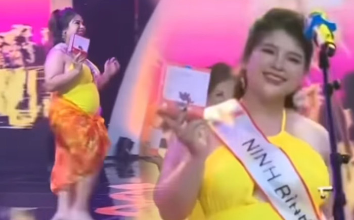 Thí sinh ôm bụng bầu 6 tháng đi thi hoa hậu, cộng đồng mạng lắc đầu ngán ngẩm Ảnh 2