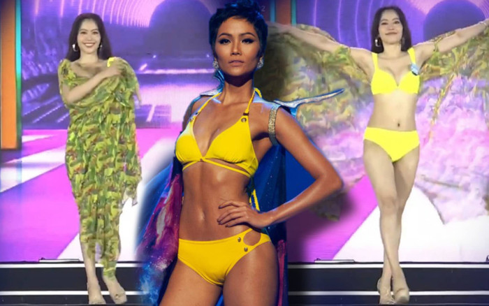 Nam Em 'xin vía' H'Hen Niê, học hỏi đàn chị cách catwalk hoá bướm ăn tiền Ảnh 2